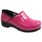 Sanita Women's Closed Back Clog, Patent leather Upper, Polyurethane Outsole, Fuchsia, Size 6.5-7 M 457406W-079-38 - alternate 1